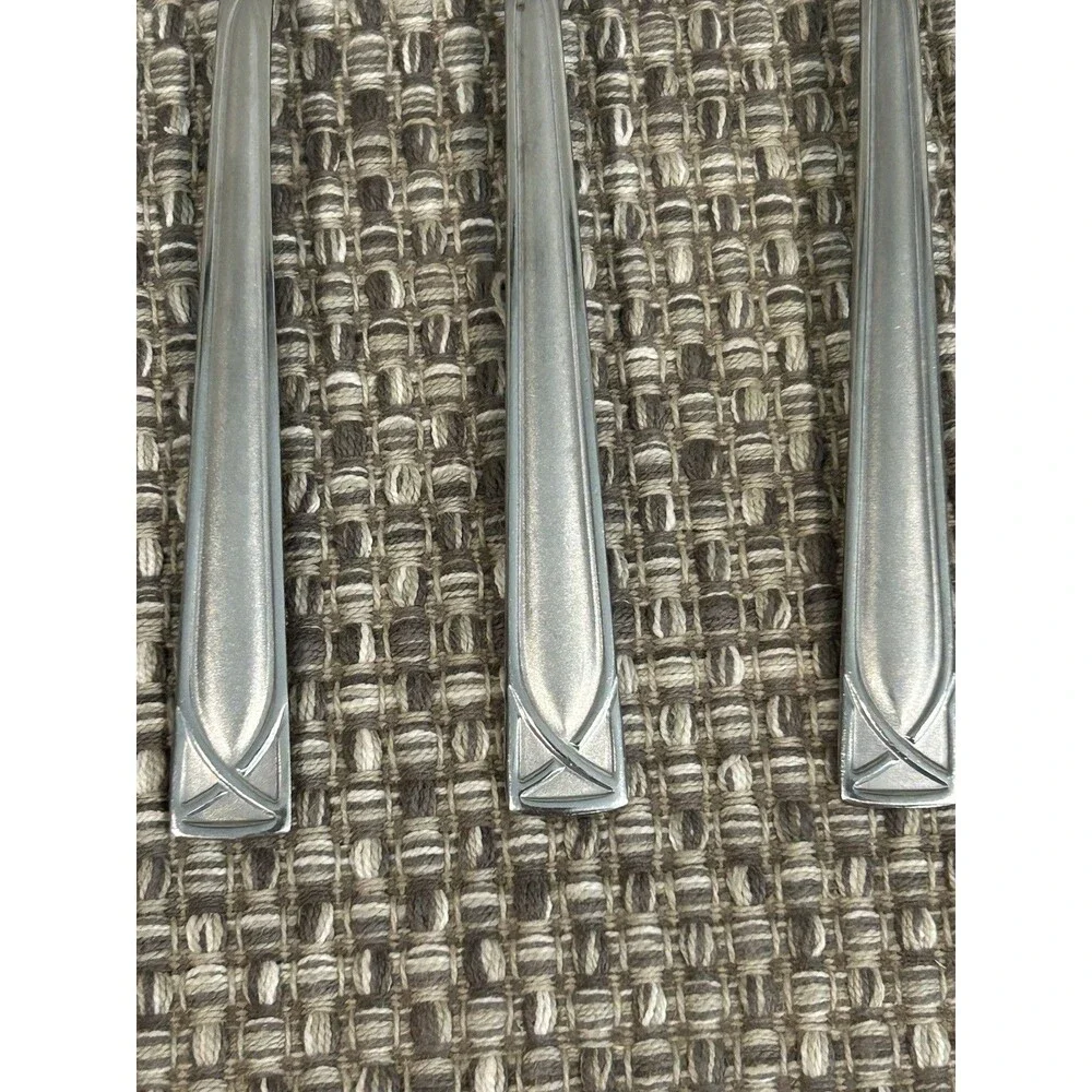 Cambridge Crossroad Sand Salad Forks Dessert Forks Set Of 11 Stainless Steel